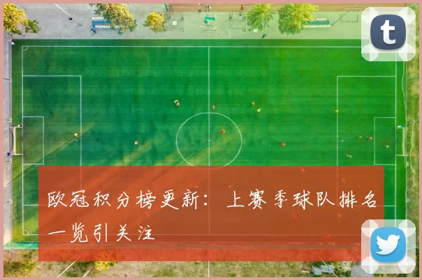 欧冠积分榜更新:上赛季球队排名一览引关注